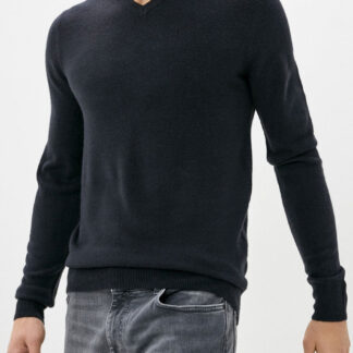 Jumpers Silvo Soft Cashmillon V Neck Jumper In Dark Navy - Kensington Eastside / M - Tokyo Laundry