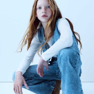 M&S Denim Kickflare Jeans (6-16 Yrs) Denim